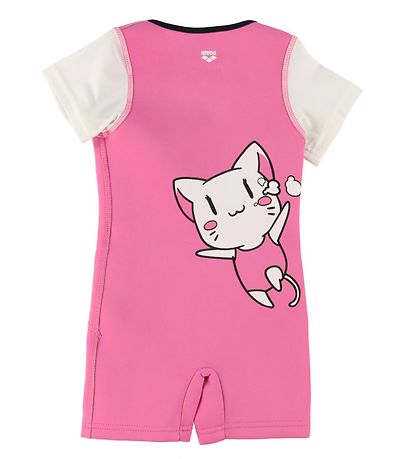 Arena Coverall Swimsuit - Friends Warmsuit - Fuchsia