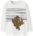 Name It Bluse - NmmVilasse - Cloud Dancer/Dino Hi