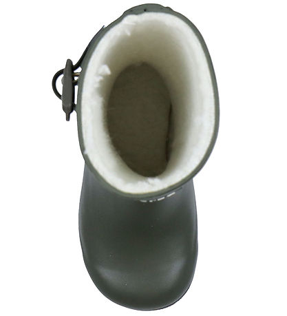 Aigle Gummistiefel Gefütterr - Ai Woody-Pop - Pelz - Kaki