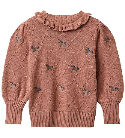 Fliink Blouse - Cotton/Wool - Knitted - Lucie Unircorn - Ash Ros