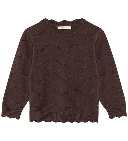 Fliink Blouse - Knitted - Emily - Coffee Bean