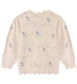 Fliink Blouse - Knitted - Alon - Goose - Sandshell w. Pointelle
