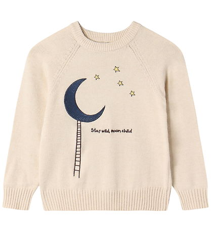 Fliink Blouse - Knitted - Benna - Moon - Sandshell