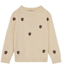 Fliink Blouse - Knitted - Benna - Acorn - Sandshell