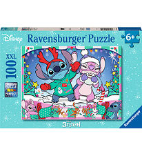 Ravensburger Jigsaw Puzzle - 100 Bricks - Disney Stitch Christma