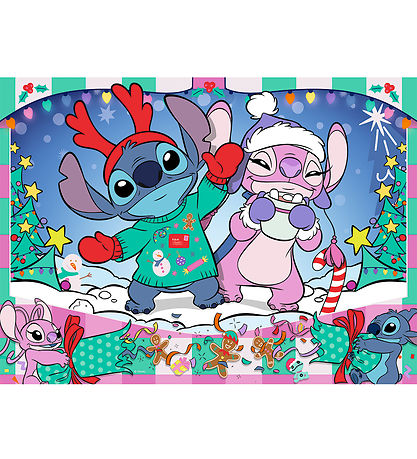 Ravensburger Jigsaw Puzzle - 100 Bricks - Disney Stitch Christma