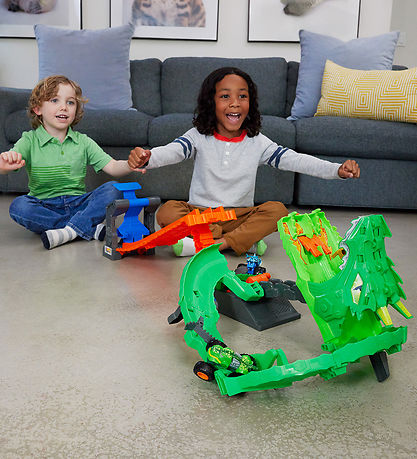 Hot Wheels Car Track - Great Bite vs Rageasaur - Dragon Demoliti