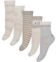 Minymo Socks - 5-Pack - Nos - Light Grey Melange
