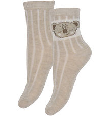 Minymo Socks - 2-Pack - Snout - Silver Mink