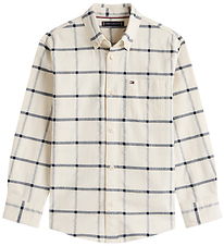 Tommy Hilfiger Shirt - Window Pane Check - White Check