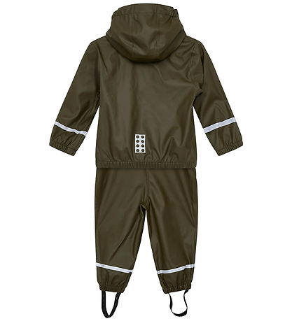 LEGO® Wear Regnföt M. axlaböndum - PU - LWJivan 200 - Dark Khaki
