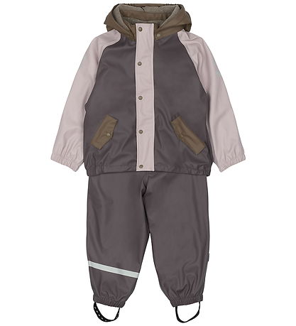 Mikk-Line Regnföt M. Flís/Beisli - PU - 3i1 - Sparrow