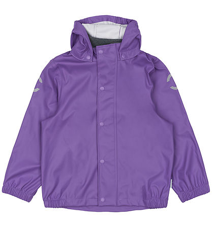 Mikk-Line Rainwear w. Suspenders - PU - Deep Lavender
