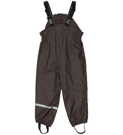 Mikk-Line Rainwear w. Suspenders - PU - Raisin