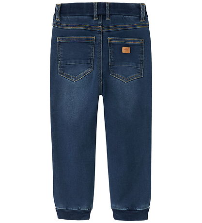 Name It Jeans - Baggy - Fleece - NmmBen - Dark Blue Denim