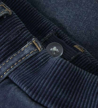 Name It Jeans - Baggy - Fleece - NmmBen - Dark Blue Denim