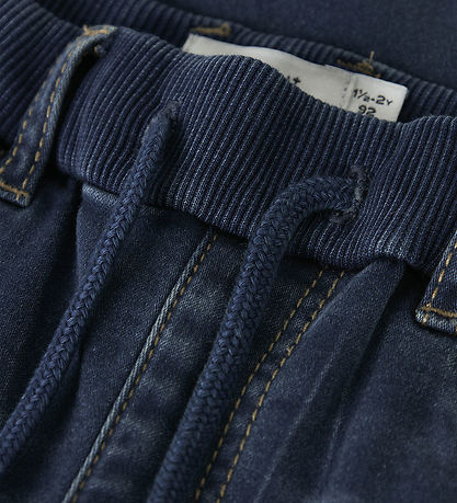 Name It Jeans - Baggy - Fleece - NmmBen - Dark Blue Denim