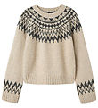 LMTD Blouse - Knitted - NlfNeenla - Oatmeal