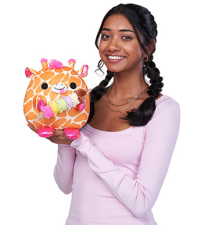 Snackles Soft Toy - 20 cm - The Giraffe Lola w. Ice Cream Cone