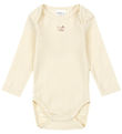 Fanga Fontana Bodysuit l/s - Wool - Erba - Beige Melange