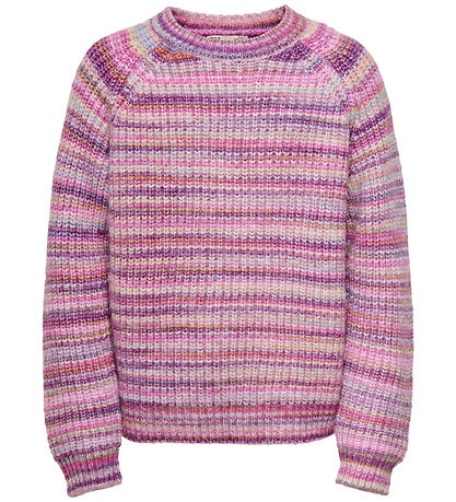 Kids Only Blouse - Knitted - KogCarly-Mia - Rose Wine/Multicolou