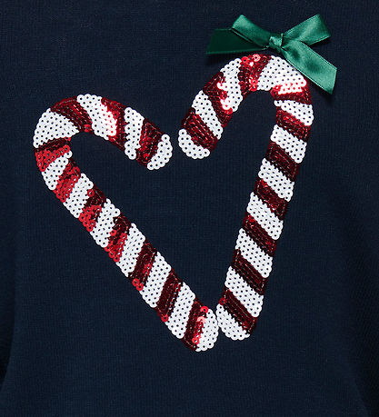 Kids Only Blouse - Knitted - KogXmas - Naval Academy/Candy Heart
