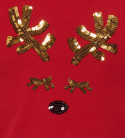 Kids Only Blouse - Knitted - KogXmas - Salsa/Sequins Antler