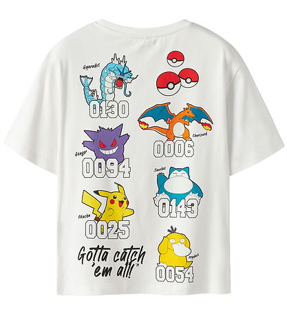 Name It T-shirt - NkmStu - Pokémon - Cloud Dancer