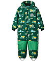Småfolk Snowsuit - Evergreen w. Vehicles