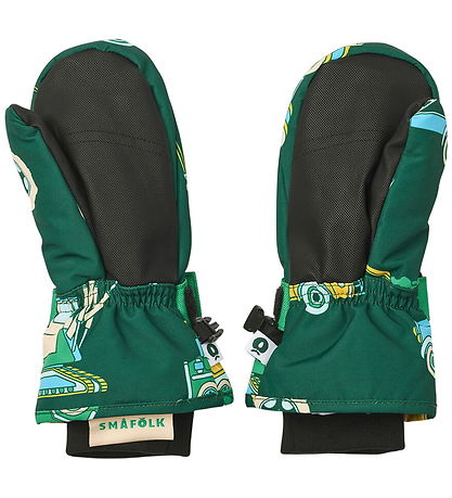 Småfolk Mittens - Evergreen w. Vehicles