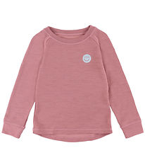 Viking Blouse - Wool/Viscose - Soft Base Layer Merino - Pink