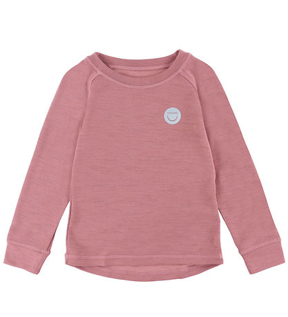 Viking Blouse - Wool/Viscose - Soft Base Layer Merino - Pink