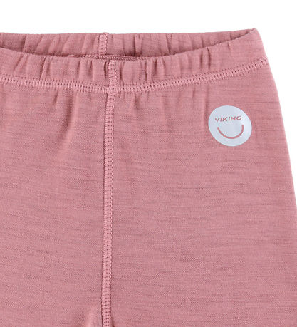 Viking Trousers - Wool/Viscose - Soft Base Layer Merino - Pink