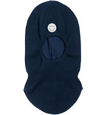 Viking Balaclava - Wool - 2 layers - Alv - Navy/Navy