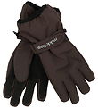 Mikk-Line Gloves w. Fleece - Nylon - Raisin
