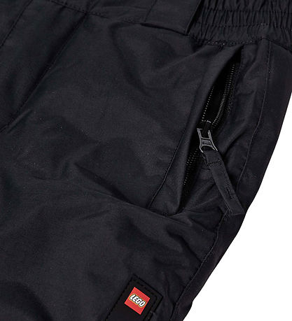 LEGO® Wear Ski Pants w. Suspenders - LWPowai 708 - Black