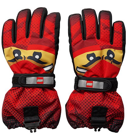 LEGO® Ninjago Handschuhe - LWAgan 807 - Tex - Rot