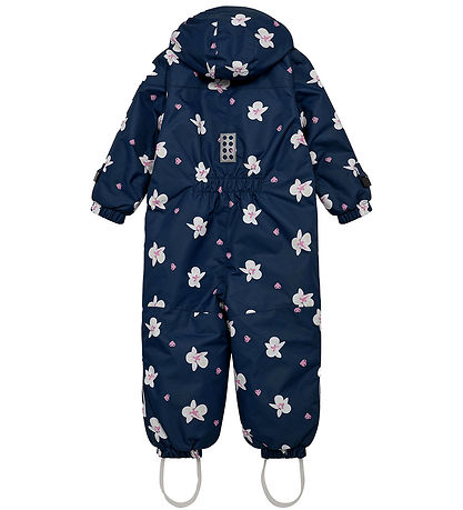 LEGO® Wear Snowsuit - LWJaz 710 - Navy w. Flowers