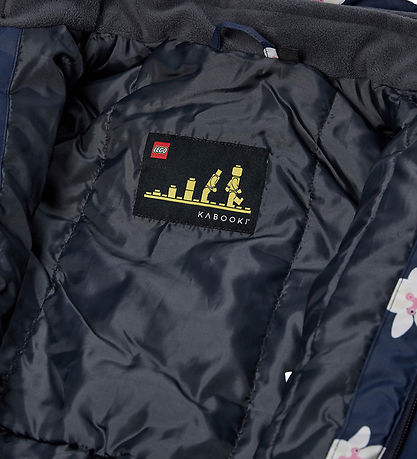 LEGO® Wear Snowsuit - LWJaz 710 - Navy w. Flowers