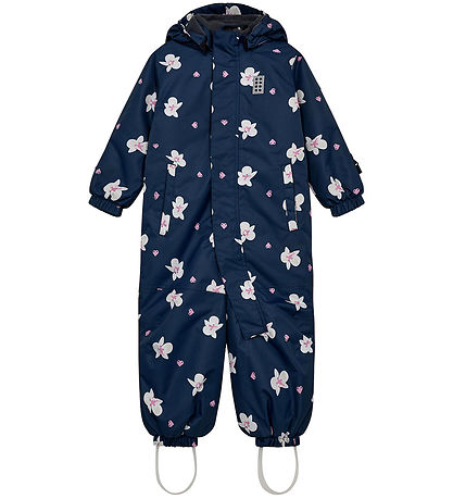 LEGO® Wear Snowsuit - LWJaz 710 - Navy w. Flowers