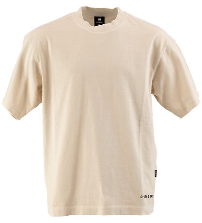G-Star RAW T-shirt - Oversized - Milk w. Print