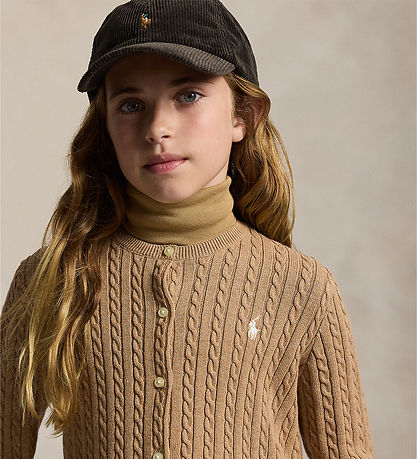 Polo Ralph Lauren Cardigan - Knitted - Camel Heather