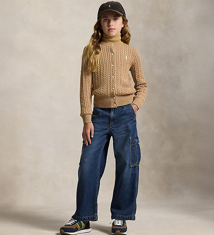 Polo Ralph Lauren Cardigan - Knitted - Camel Heather