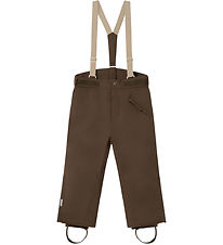 MarMar Ski Pants w. Suspenders - Orla - Deep Chocolate