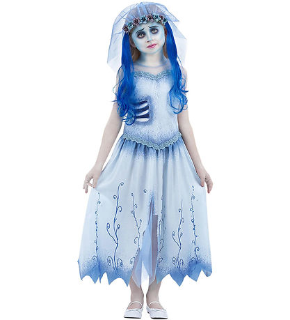 Smiffys Costume - Corpse Bride - Emily - Blue