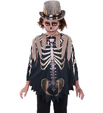 Smiffys Costume - Voodoo Witch Doctor Poncho - Brown/Black