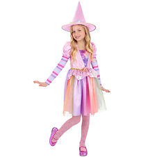 Smiffys Costume - Pastel Rainbow Witch - Multicolour