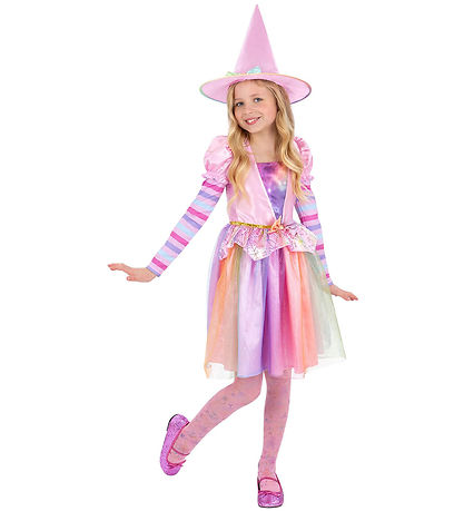 Smiffys Costume - Pastel Rainbow Witch - Multicolour