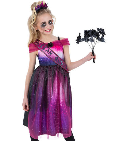 Smiffys Costume - Scream Queen - Purple/Pink