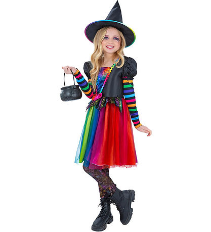 Smiffys Costume - Rainbow Witch - Multicolour